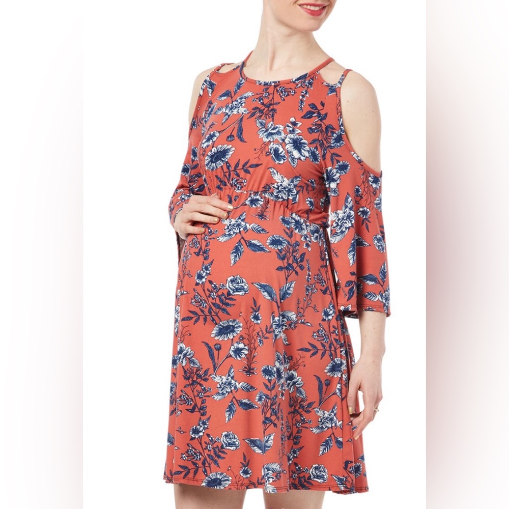 NWT Cold Shoulder Maternity Dress